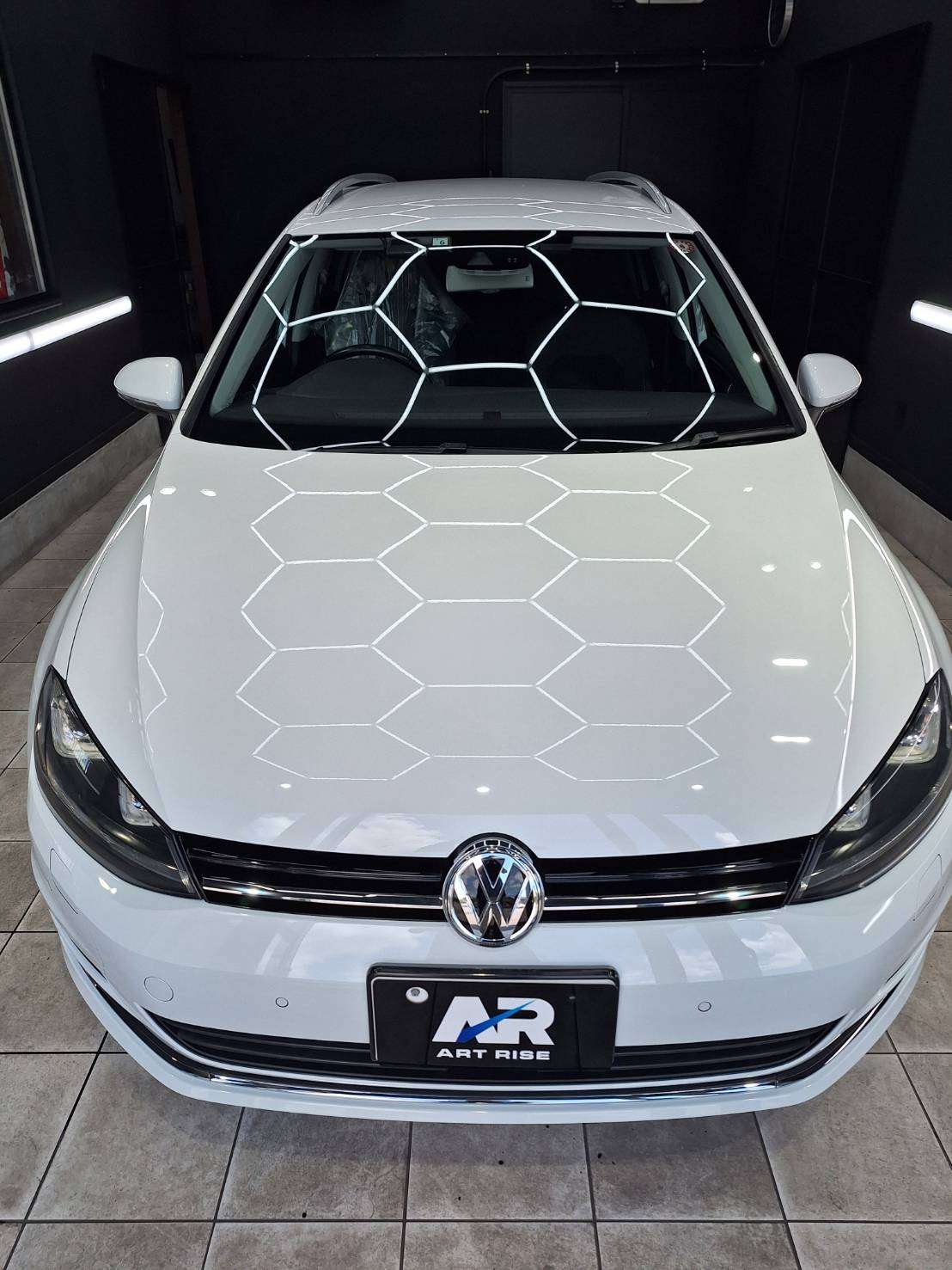 【VW ゴルフヴァリアント】リアルガラスコートR ボディ磨き 茨城県土浦市より