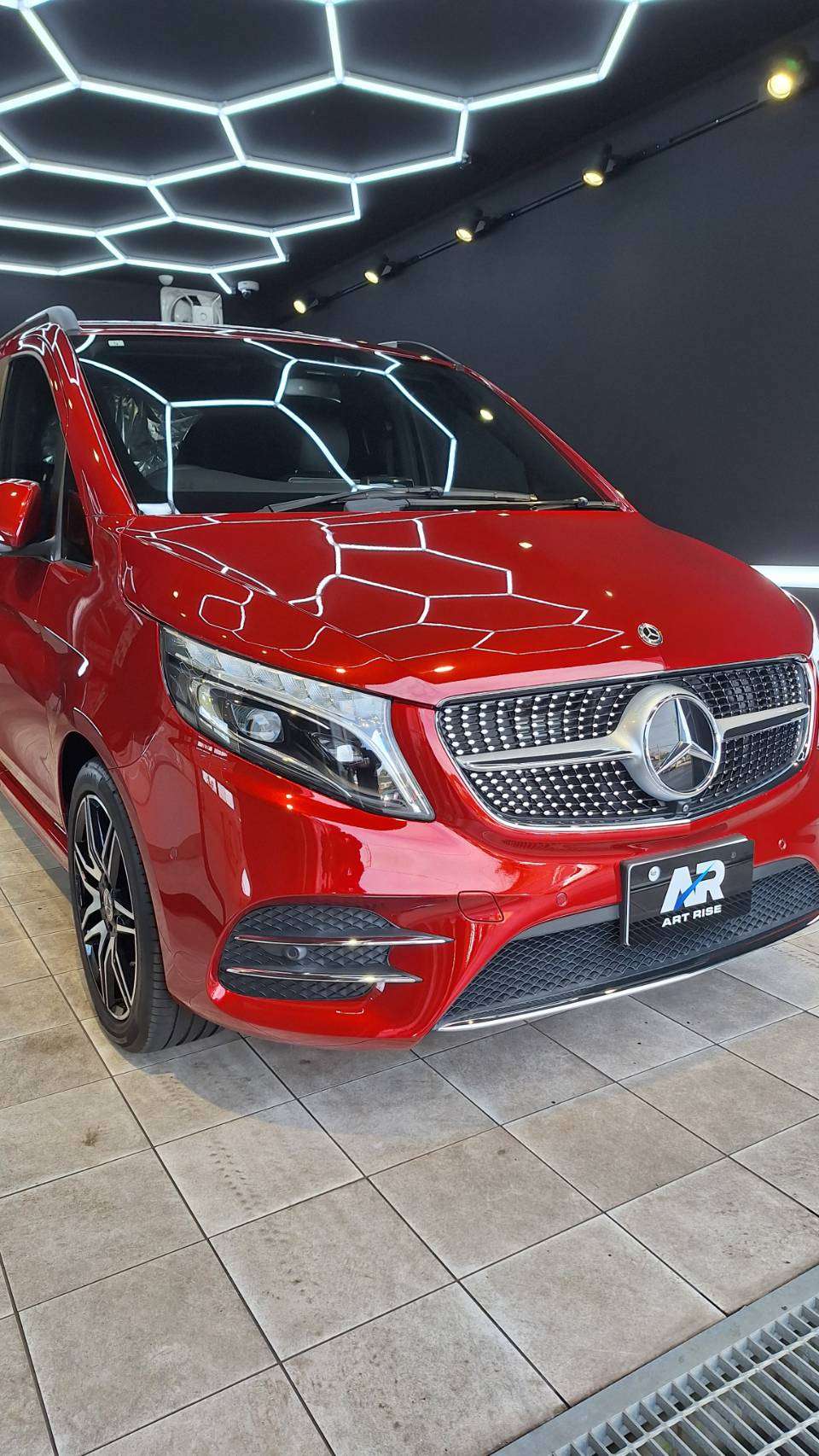 【ベンツ Ｖクラス】リアルガラスコートＭ ボディ磨き 茨城県つくば市より