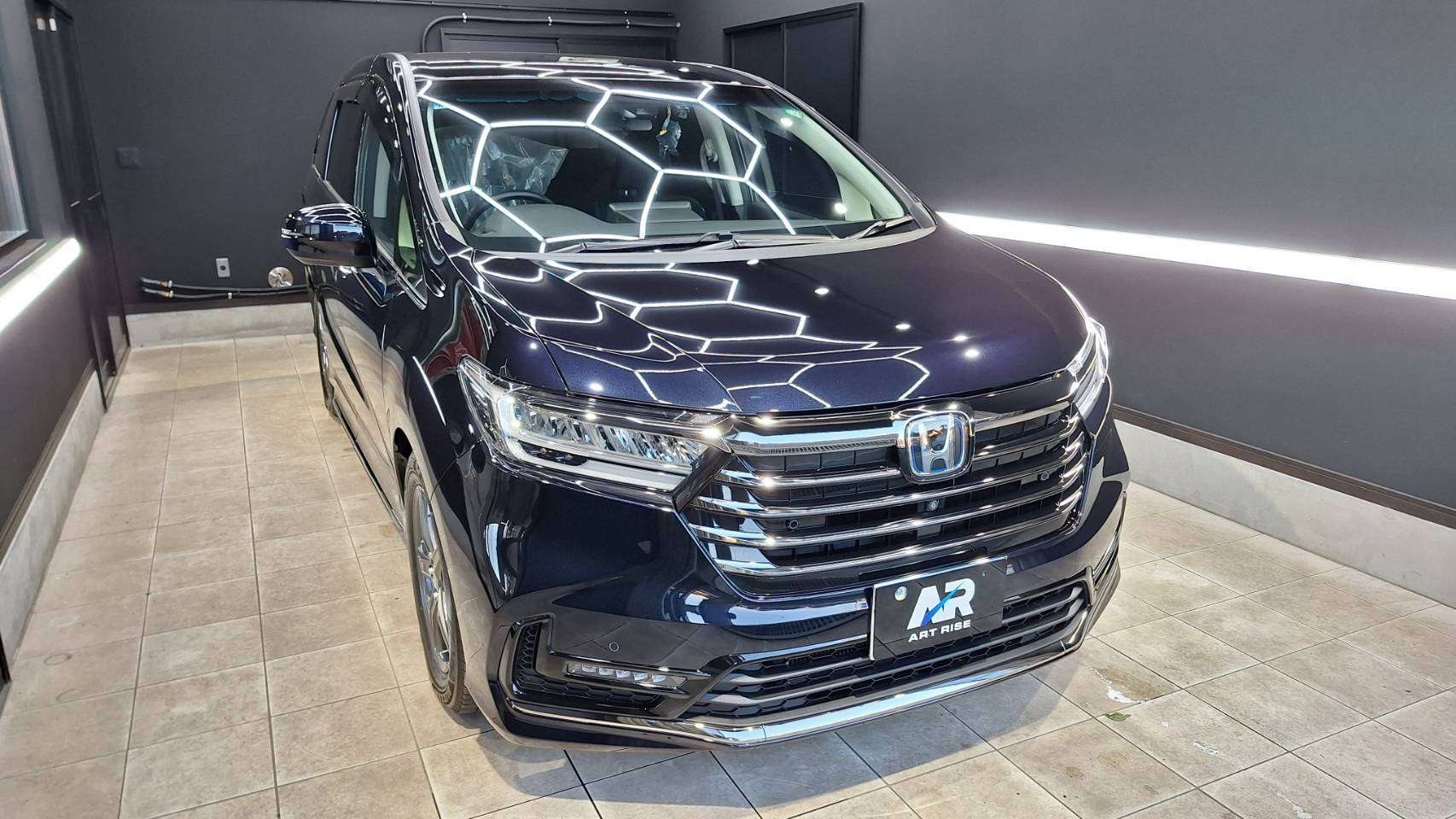 【ホンダ オデッセイ】グラヴィス ボディ磨き 茨城県下妻市より