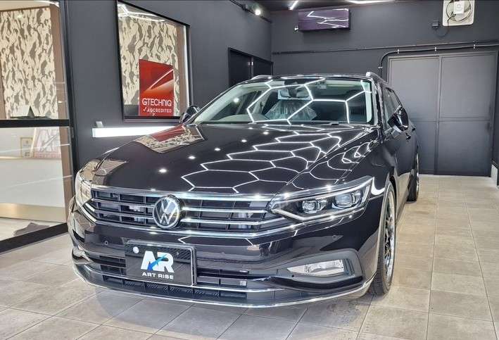 【VW パサート】リアルガラスコートM ボディ磨き 茨城県筑西市より