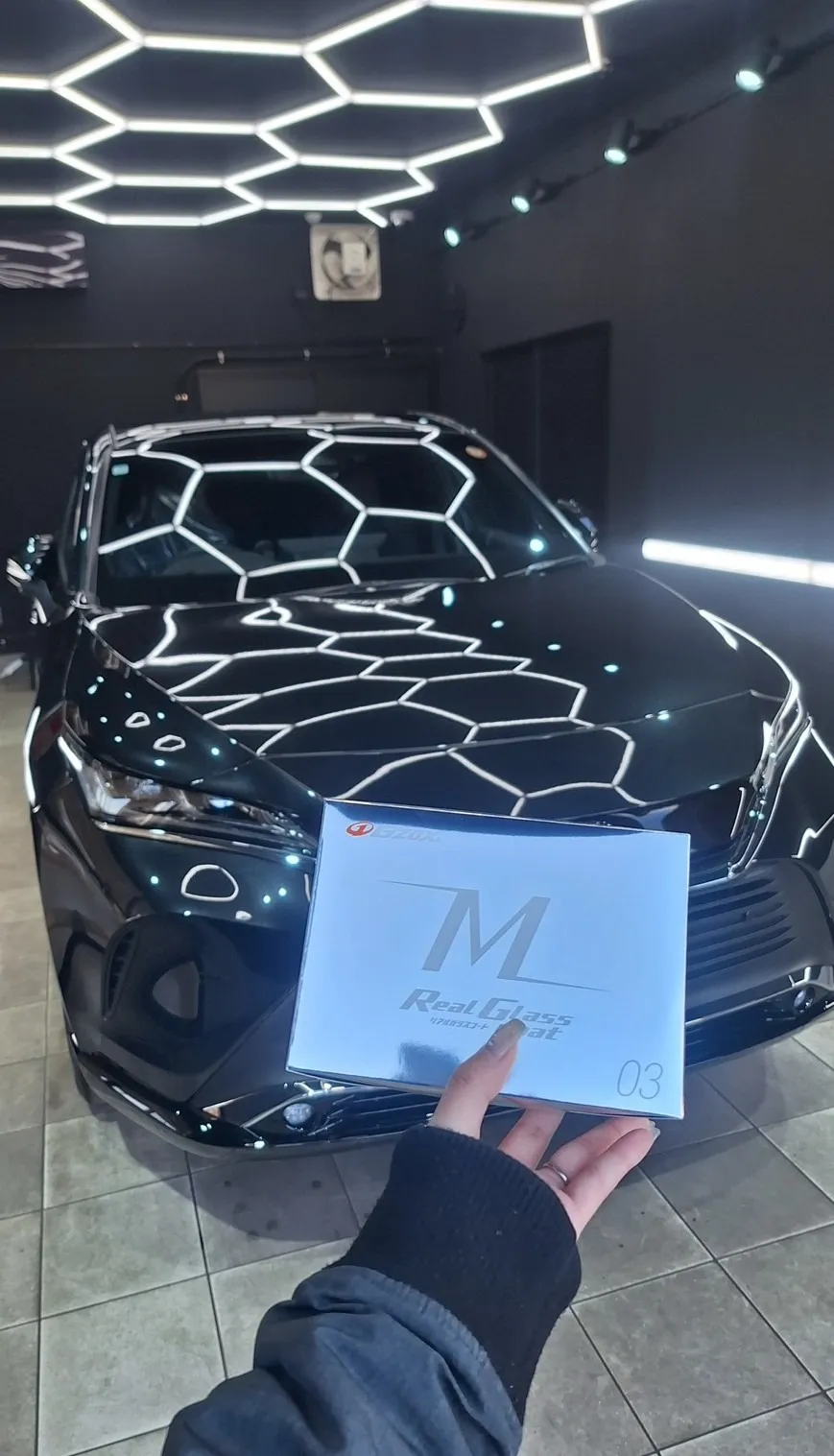 【トヨタ ハリアー】リアルガラスコートＭ 新車コース 栃木県小山市より