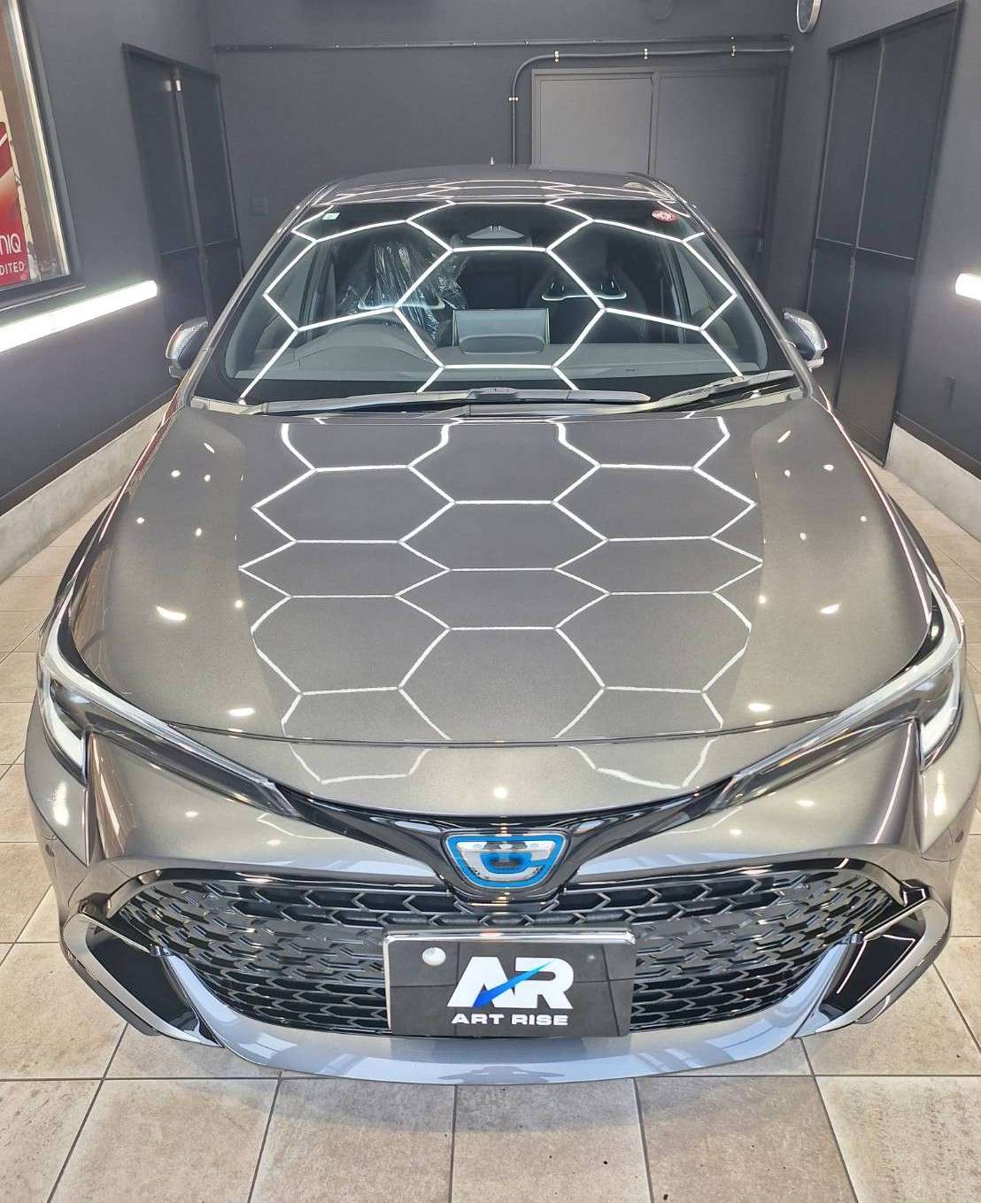 【トヨタ カローラスポーツ】リアルガラスコートM　ボディ磨き  茨城県猿島郡境町より