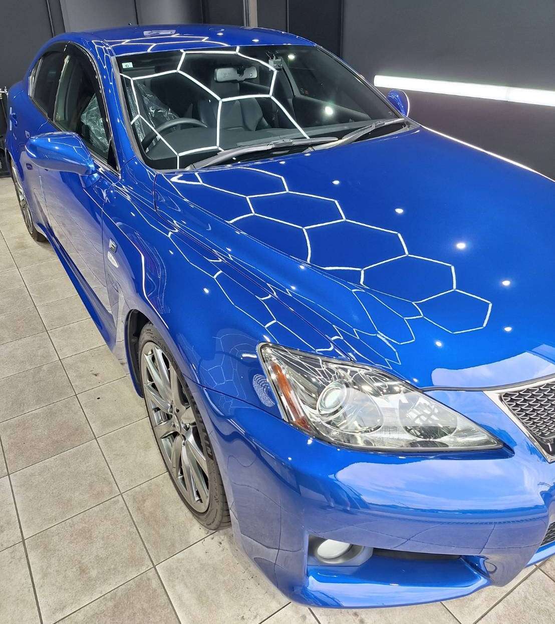 【レクサス ISF】リアルガラスコートR ボディ磨き 茨城県守谷市より