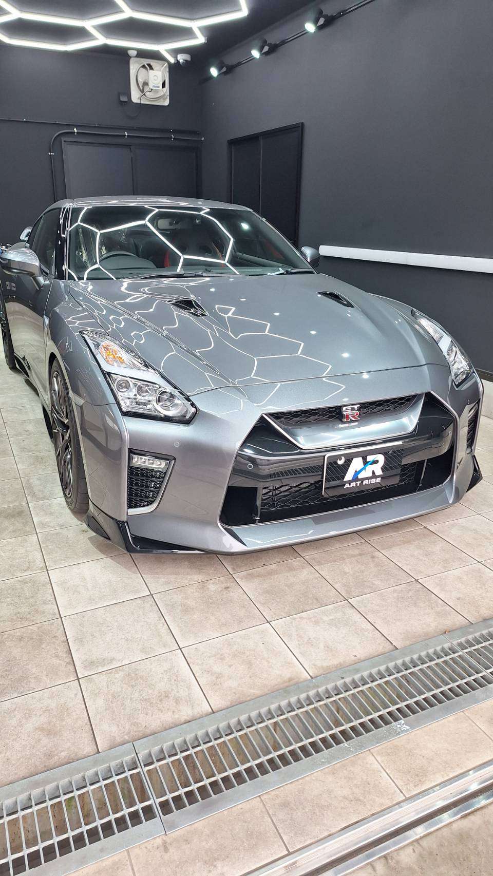 【日産 GT-R】リアルガラスコートR 新車コース 茨城県つくば市より